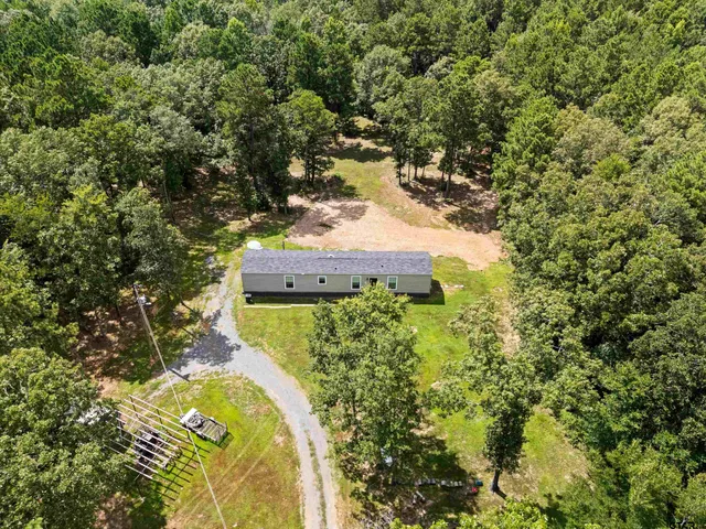 a view of a yard in a garden