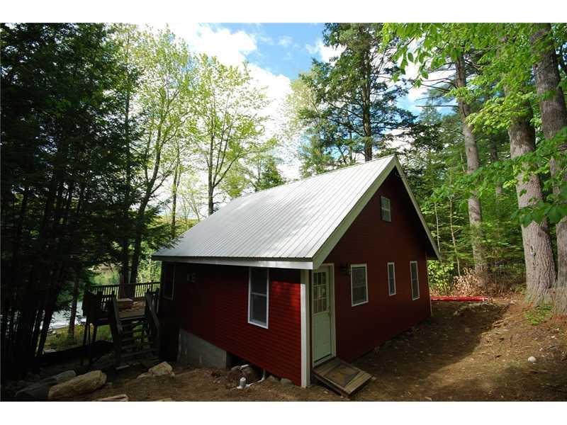 67 Coffee Pond Road Casco, ME 04015 - Photo 2 of 12 Exterior Front. Road side of cottage