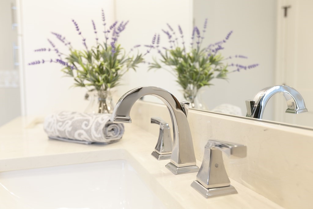 211 West Street, Unit 211 Needham, MA 02494 - Photo 23 of 29 a close view of a sink a faucet and a potted plant