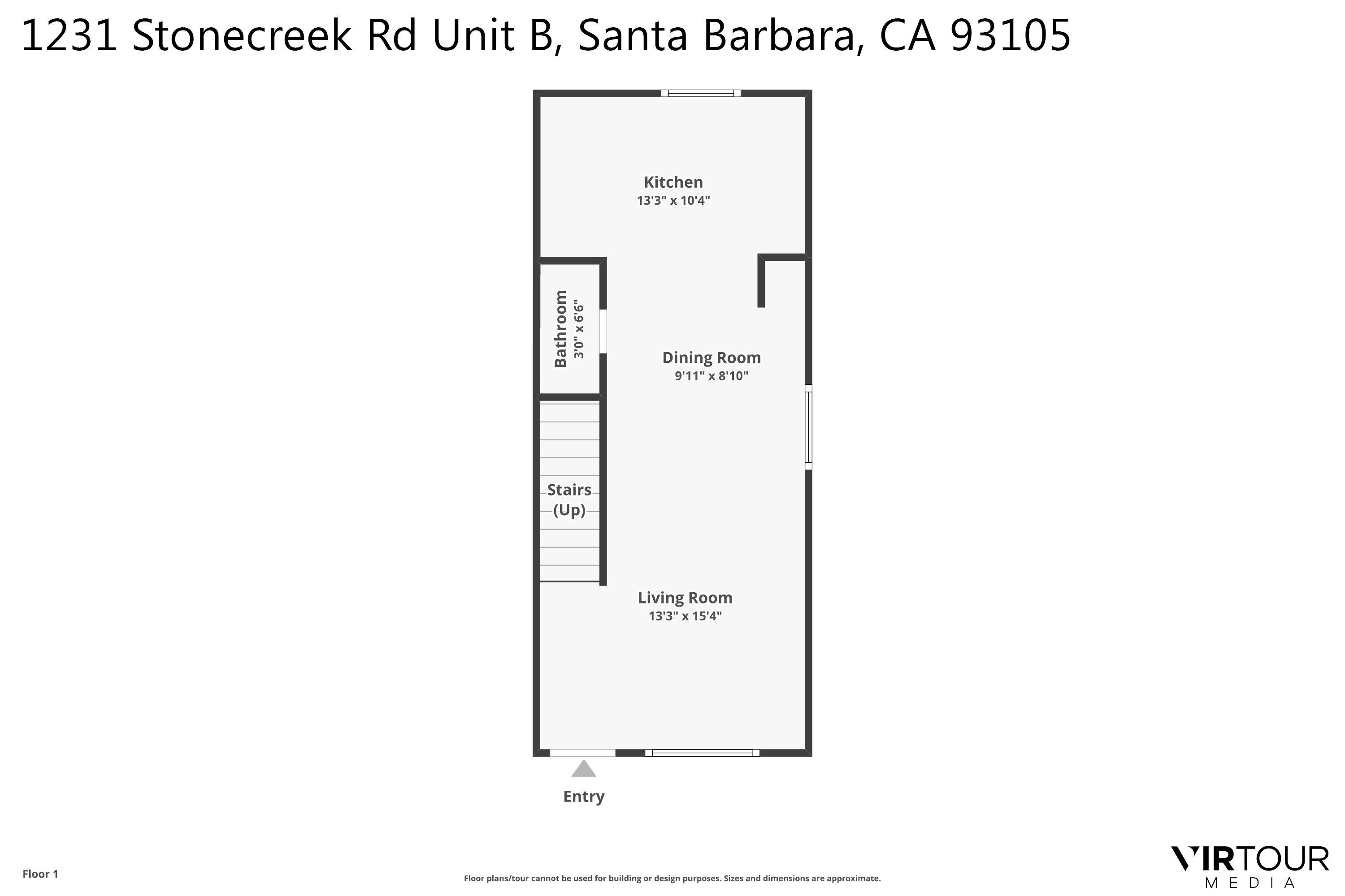 1231 Stonecreek Road, Unit B Santa Barbara, CA 93105 - Photo 36 of 38 02-=1231 Stonecreek Rd Unit B Floor 1