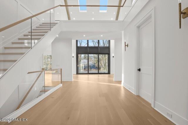 204 Sheep Hill Road Riverside, CT 06878 - Photo 3 of 62 a view of an entryway with wooden floor