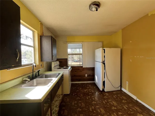 a view of a hallway with window