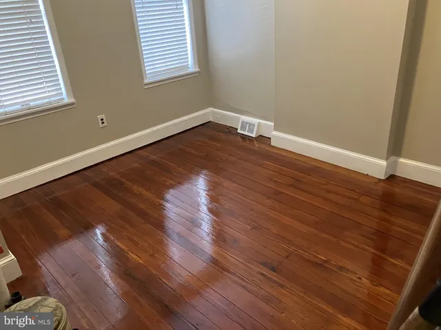 wooden floor in an empty room