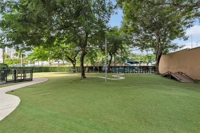 a view of a city with tall buildings