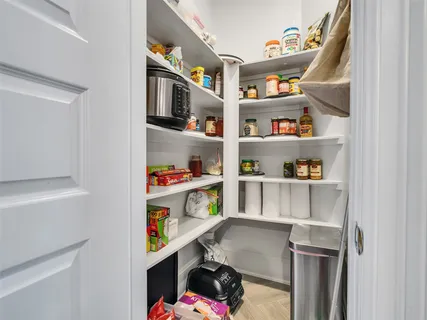 a room with storage and utility