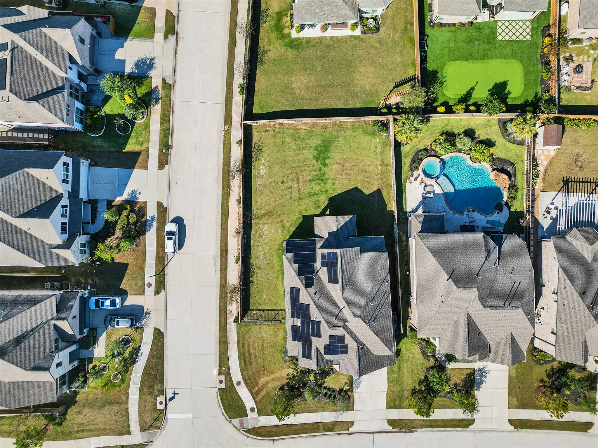 8673 Burdekin Road Magnolia, TX 77354 - Photo 48 of 48 an aerial view of houses with outdoor space