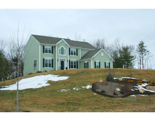 a view of house with yard