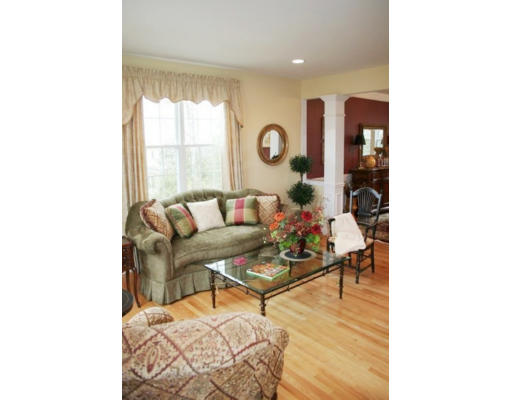 32 Howarth Drive Upton, MA 01568 - Photo 4 of 26 a black and white photo of a living room