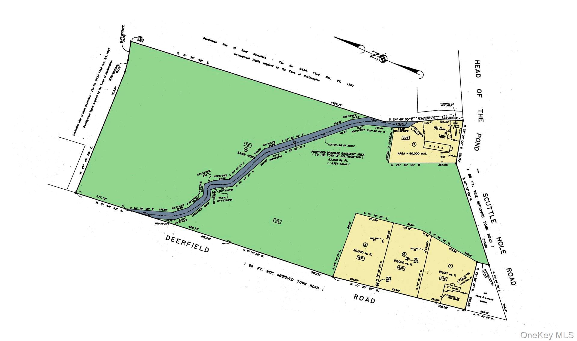 639 Deerfield Road Water Mill, NY 11976 - Photo 5 of 5 a view of a tennis court