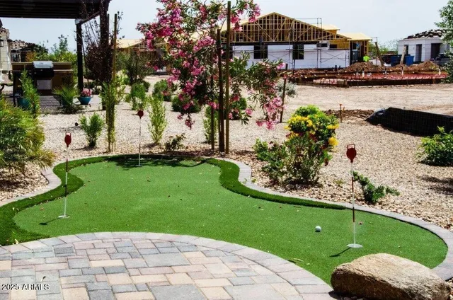 a view of a street with a building and a street view