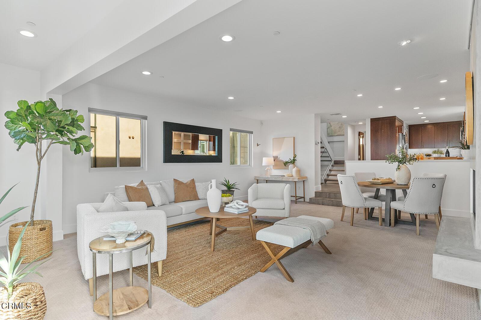 92 B Surfside Avenue Surfside, CA 90743 - Photo 13 of 47 a living room with furniture and a large window