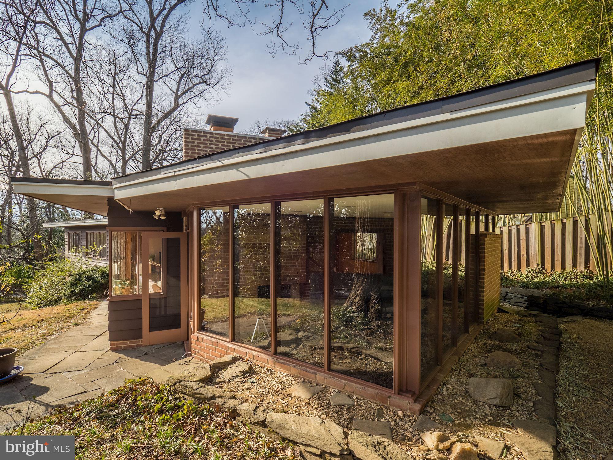 6528 Wiscasset Road Bethesda, MD 20816 - Photo 23 of 38 Exterior Rear of Sunroom