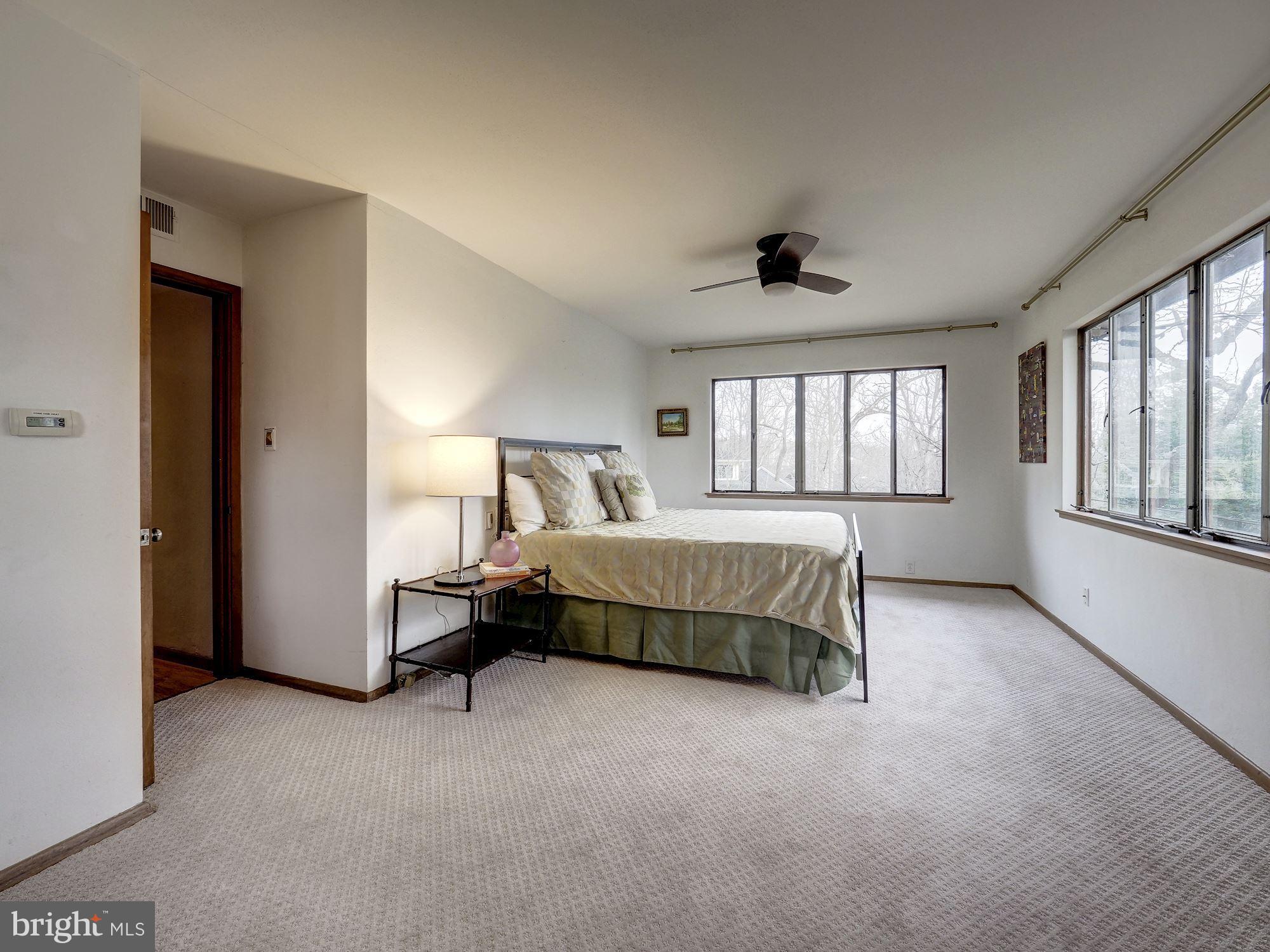 6528 Wiscasset Road Bethesda, MD 20816 - Photo 26 of 38 Master Bedroom with Wooded View