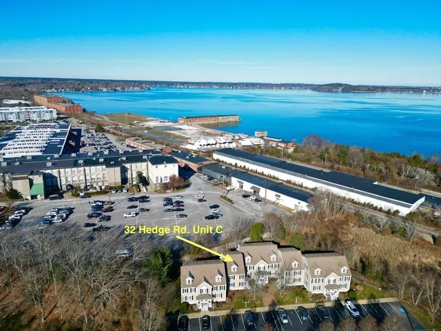 a view of a city and lake view
