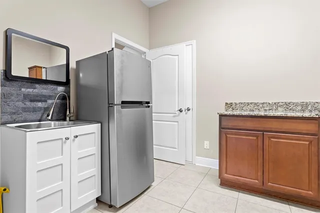 an aerial view of a city with lots of residential buildings