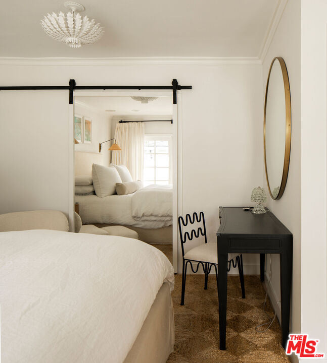 4080 Alla Road Los Angeles, CA 90066 - Photo 38 of 57 a bedroom with a bed a desk and chair