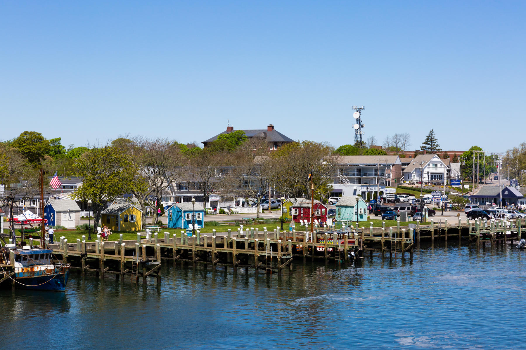54 Channel Point Road Hyannis, MA 02601 - Photo 18 of 18 a view of a lake with lots of boats