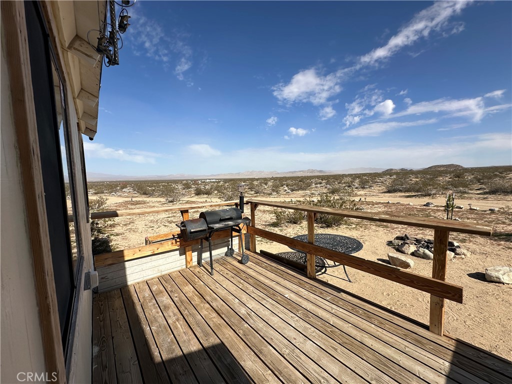 777 Walker Road Johnson Valley, CA 92285 - Photo 14 of 21 a view of a terrace with seating space