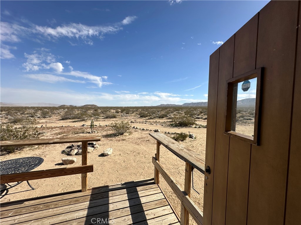 777 Walker Road Johnson Valley, CA 92285 - Photo 16 of 21 a view of a city from a balcony