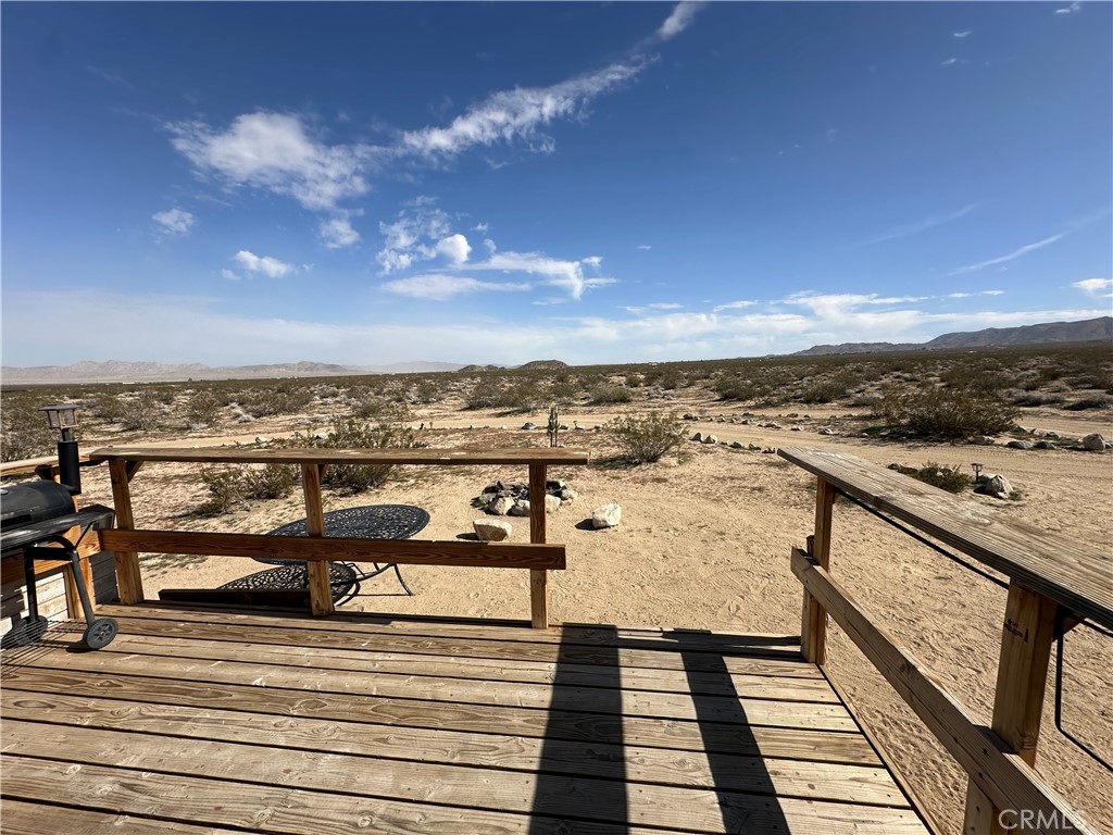 777 Walker Road Johnson Valley, CA 92285 - Photo 3 of 21 a view of a terrace with seating space