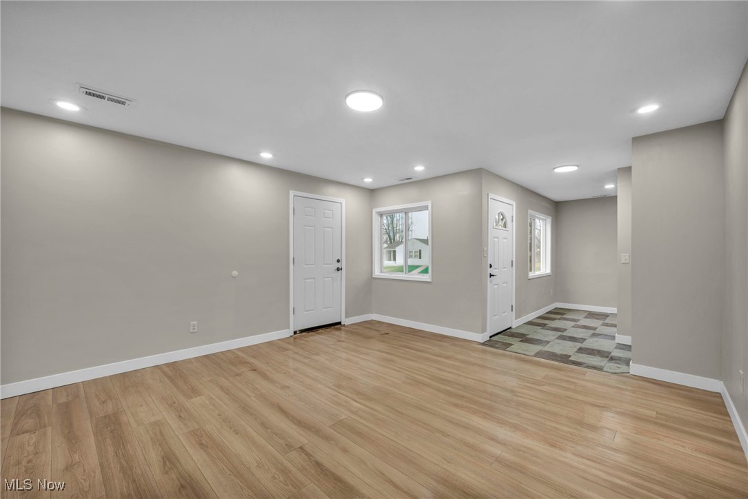 614 Weller Road Elyria, OH 44035 - Photo 20 of 39 Entrance foyer featuring light wood finished floors and recessed lighting