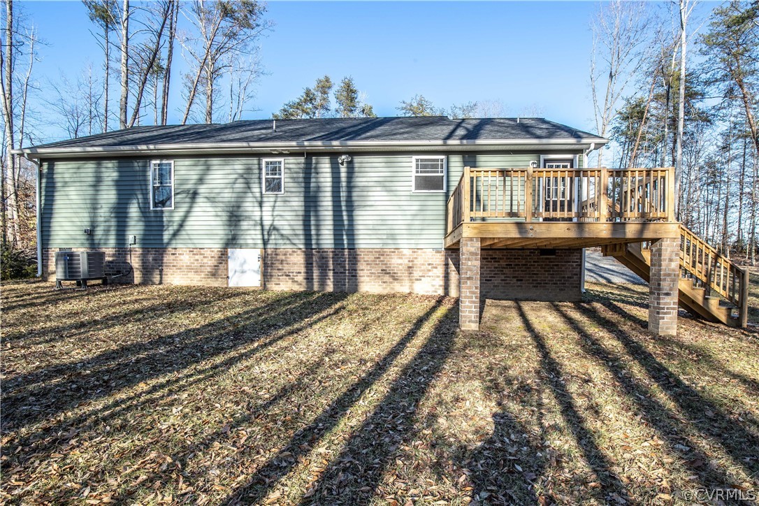 6711 Cross County Road Gum Spring, VA 23065 - Photo 18 of 21 The home also boasts a large deck great for relaxi