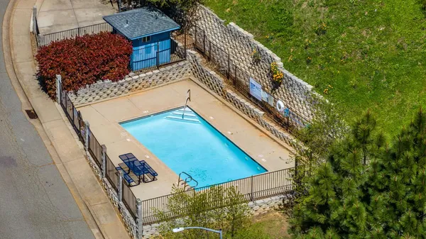 a view of an outdoor space and deck