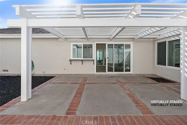 a view of a house with a door