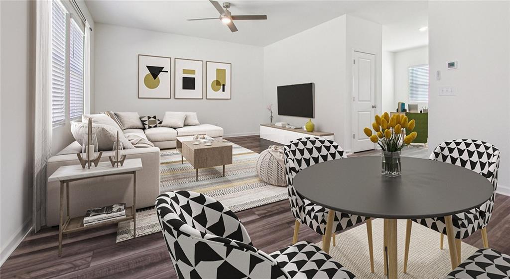 3373 Fence Road Northeast, Unit D2 Dacula, GA 30019 - Photo 25 of 36 a dinning room with furniture