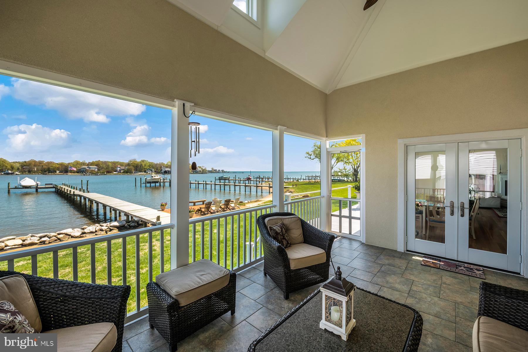 3745 Thomas Point Road Annapolis, MD 21403 - Photo 13 of 26 A screened porch is a tranquil retreat