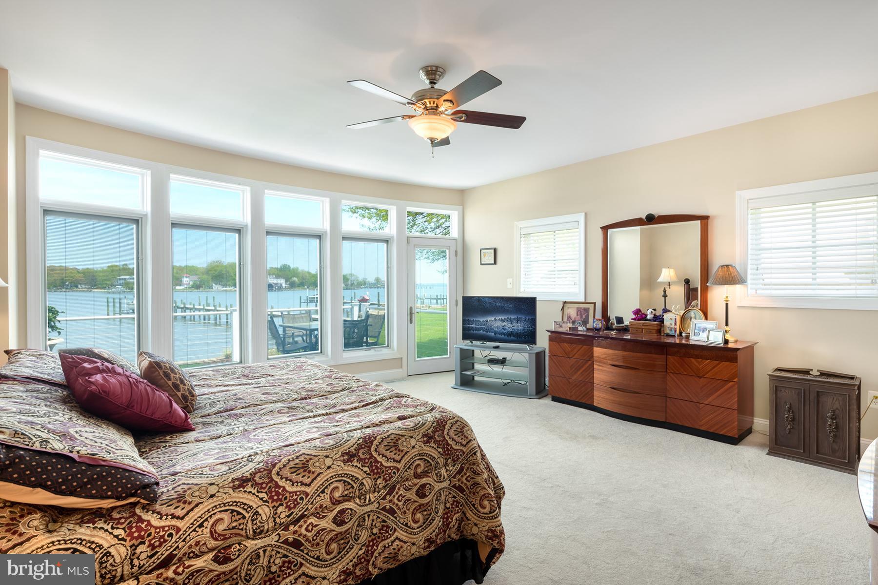 3745 Thomas Point Road Annapolis, MD 21403 - Photo 16 of 26 The master has great views and access to the deck