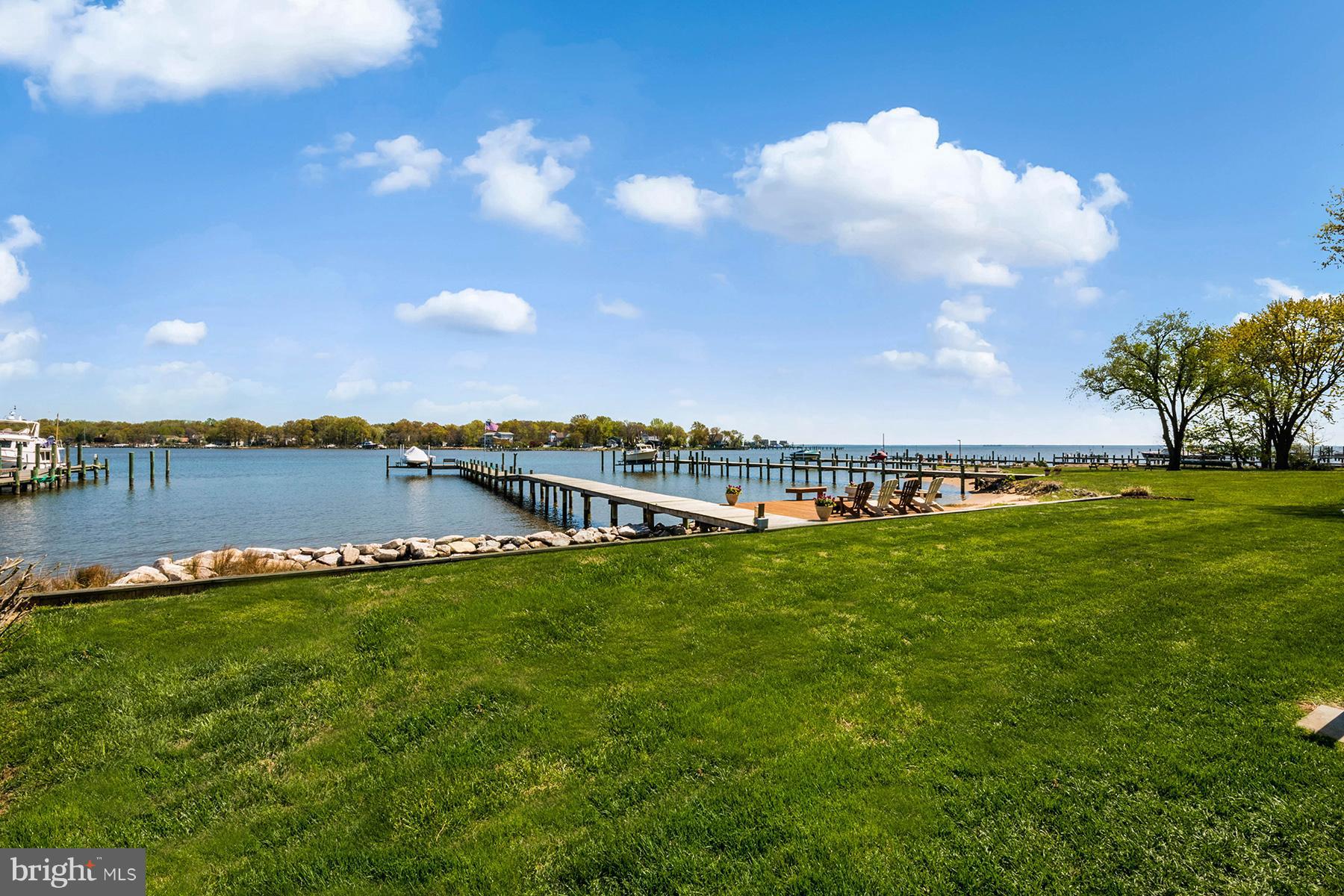 3745 Thomas Point Road Annapolis, MD 21403 - Photo 26 of 26 View across the yard to the private pier