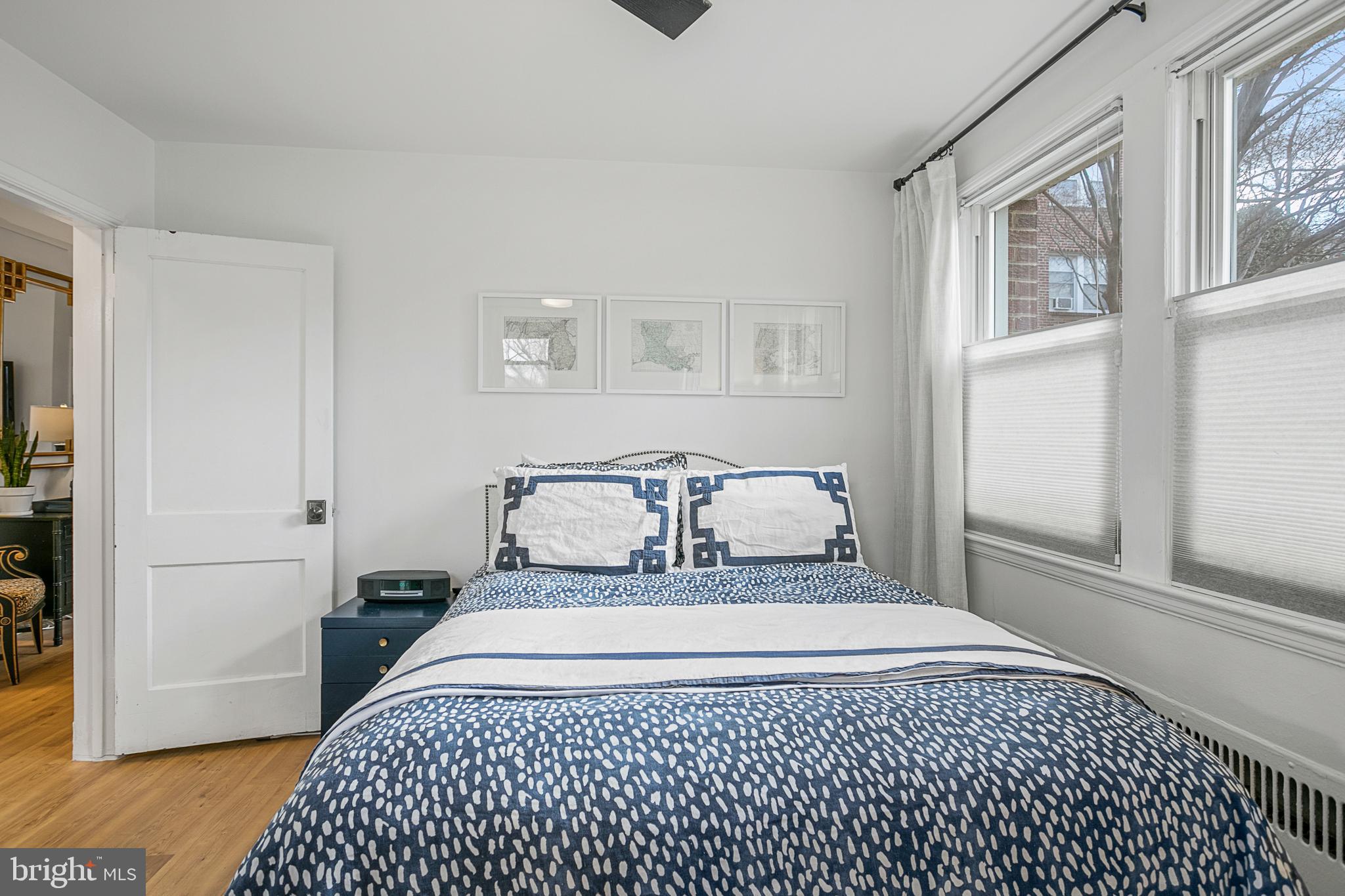 4029 Benton Street Northwest, Unit 101 Washington, DC 20007 - Photo 10 of 28 Bright Primary Bedroom
