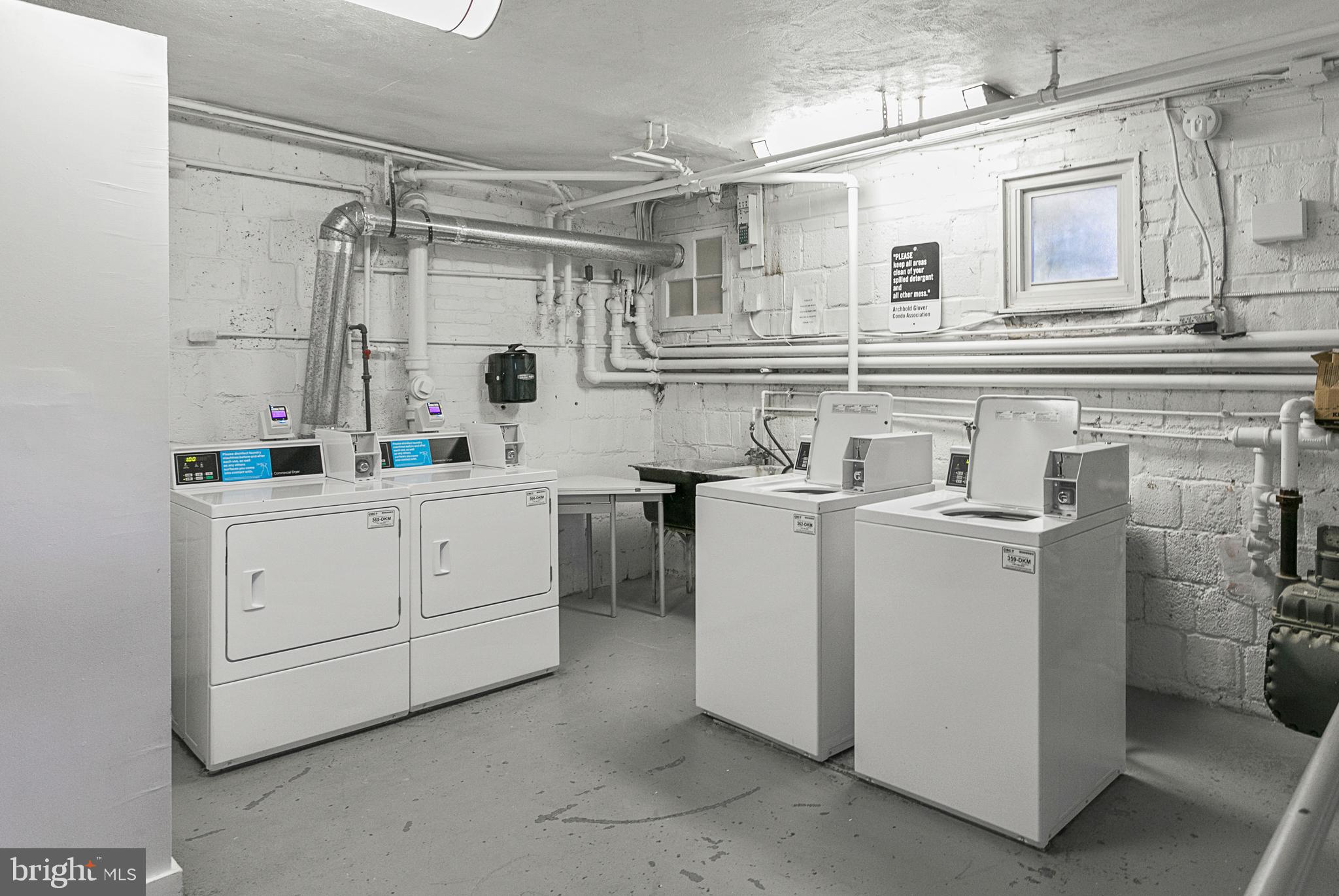 4029 Benton Street Northwest, Unit 101 Washington, DC 20007 - Photo 17 of 28 Common Laundry Area