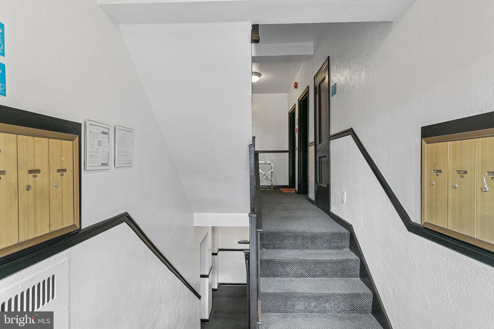 4029 Benton Street Northwest, Unit 101 Washington, DC 20007 - Photo 18 of 28 Building Hallway and Mail Area