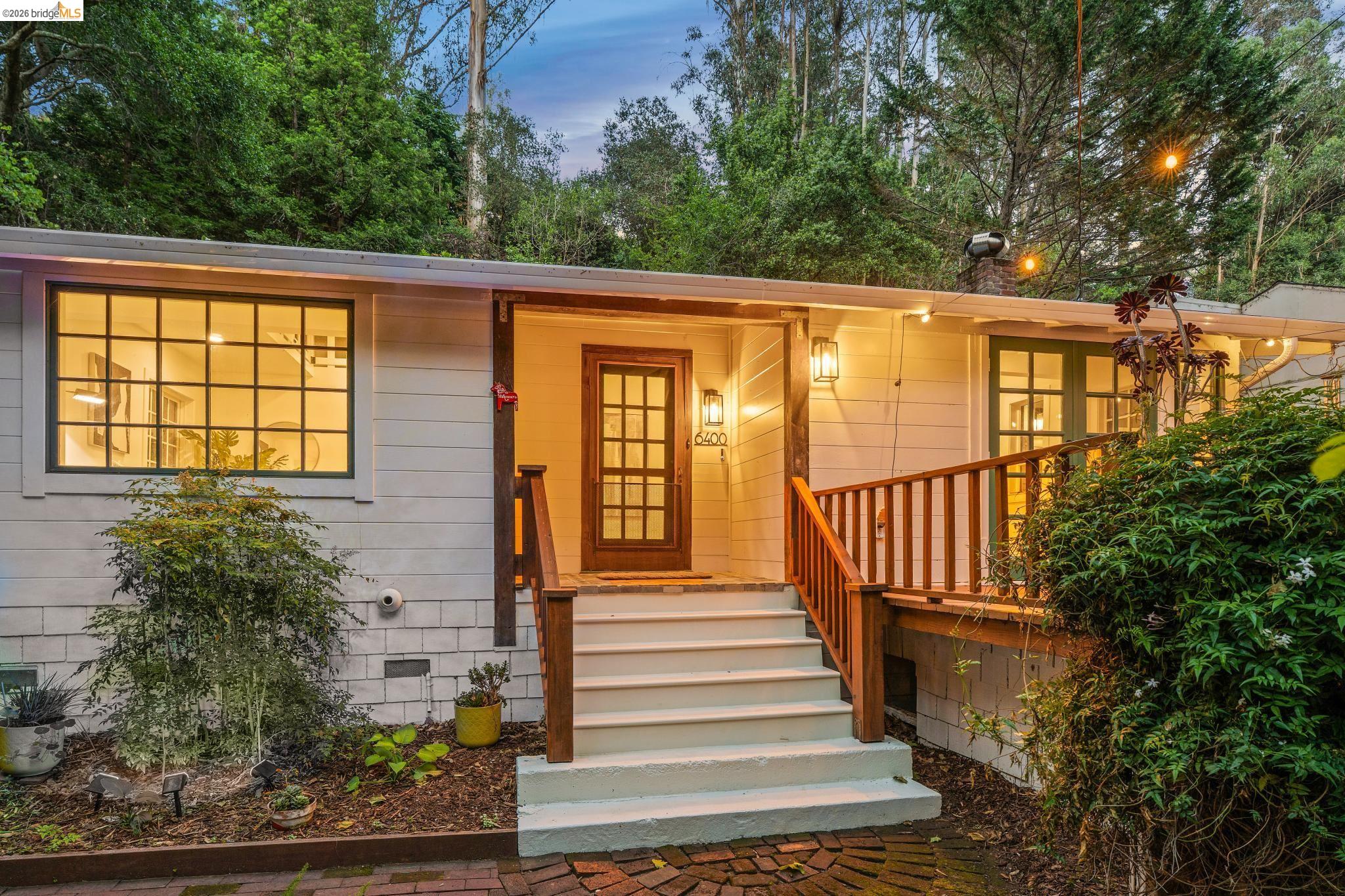 6400 Pinehaven Road Oakland, CA 94611 - Photo 2 of 78 Charming exterior featuring horizontal siding and shingle accents