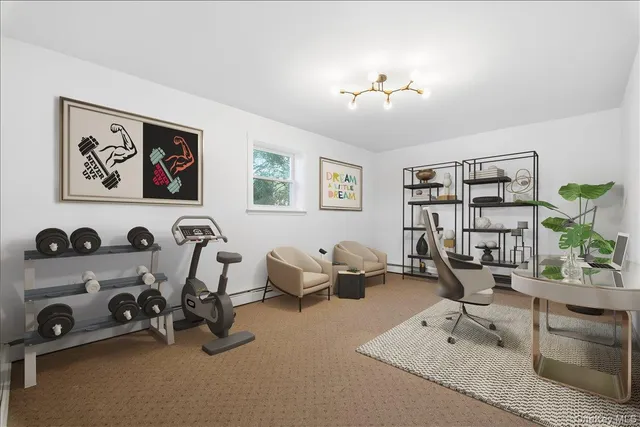 a view of a livingroom with furniture and a couch