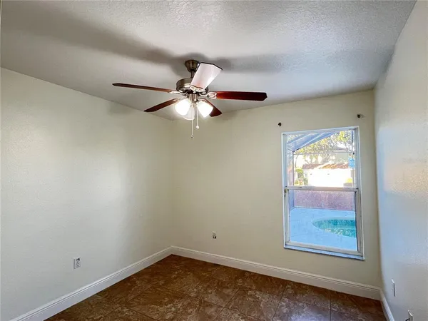 an empty room with window