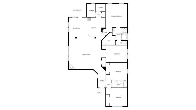 a picture of a person on a wall