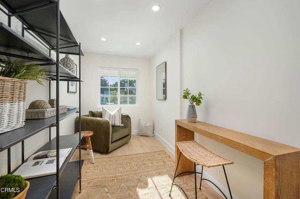 875 San Simeon Road Arcadia, CA 91007 - Photo 30 of 60 a living room with furniture and a potted plant