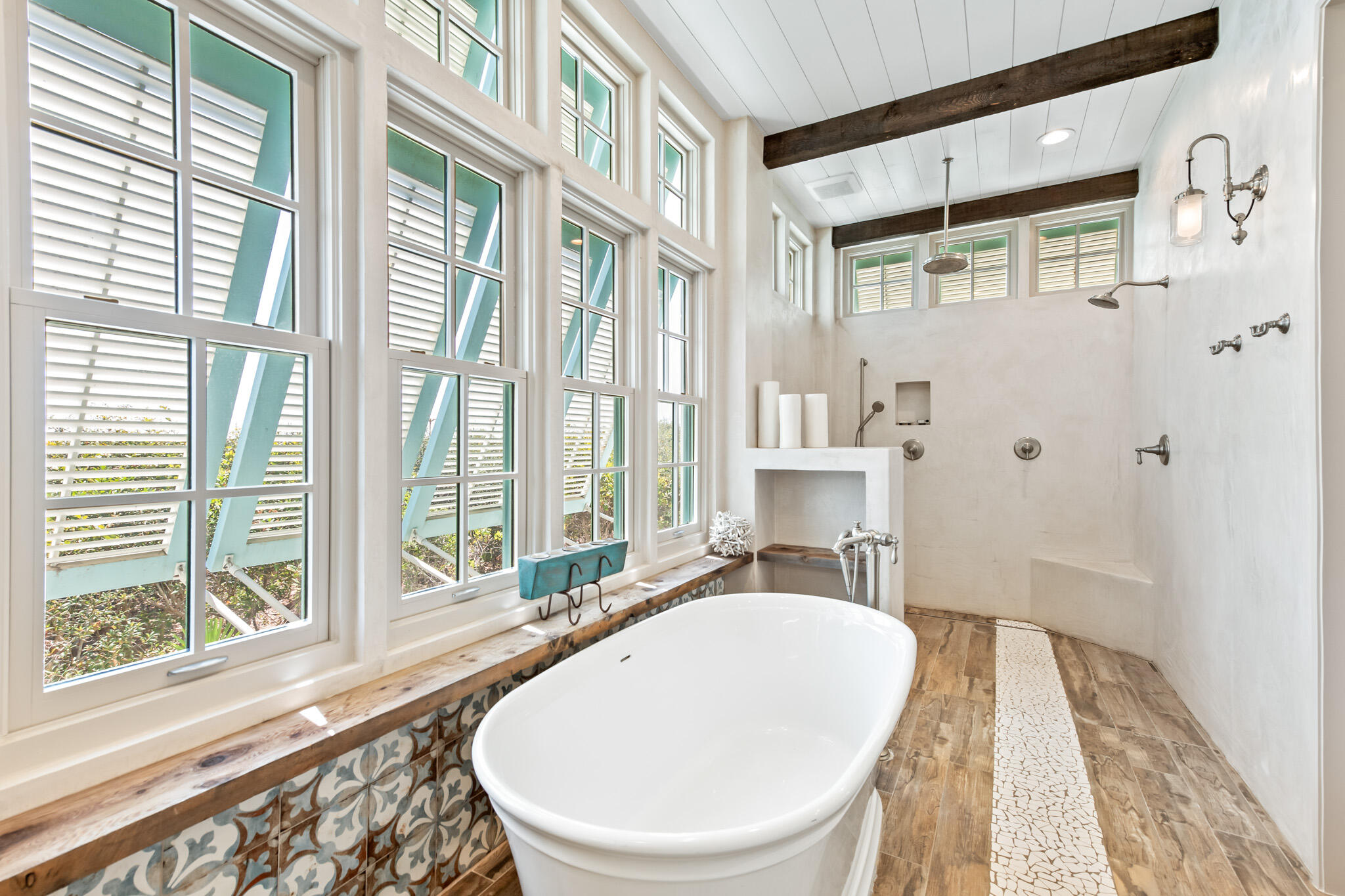 72 Windward Lane Inlet Beach, FL 32461 - Photo 12 of 88 a room with a large window and table chair