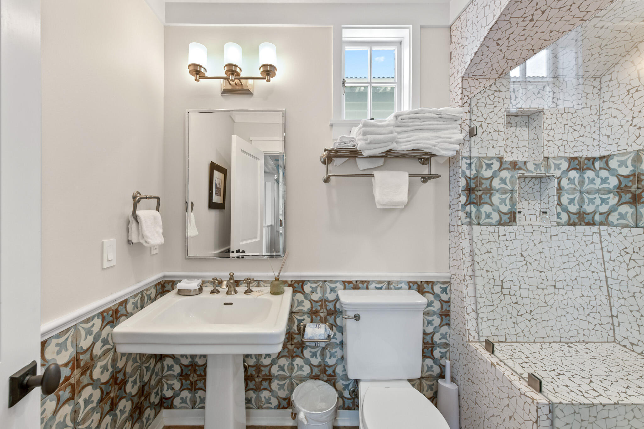 72 Windward Lane Inlet Beach, FL 32461 - Photo 36 of 88 a bathroom with a sink toilet and mirror