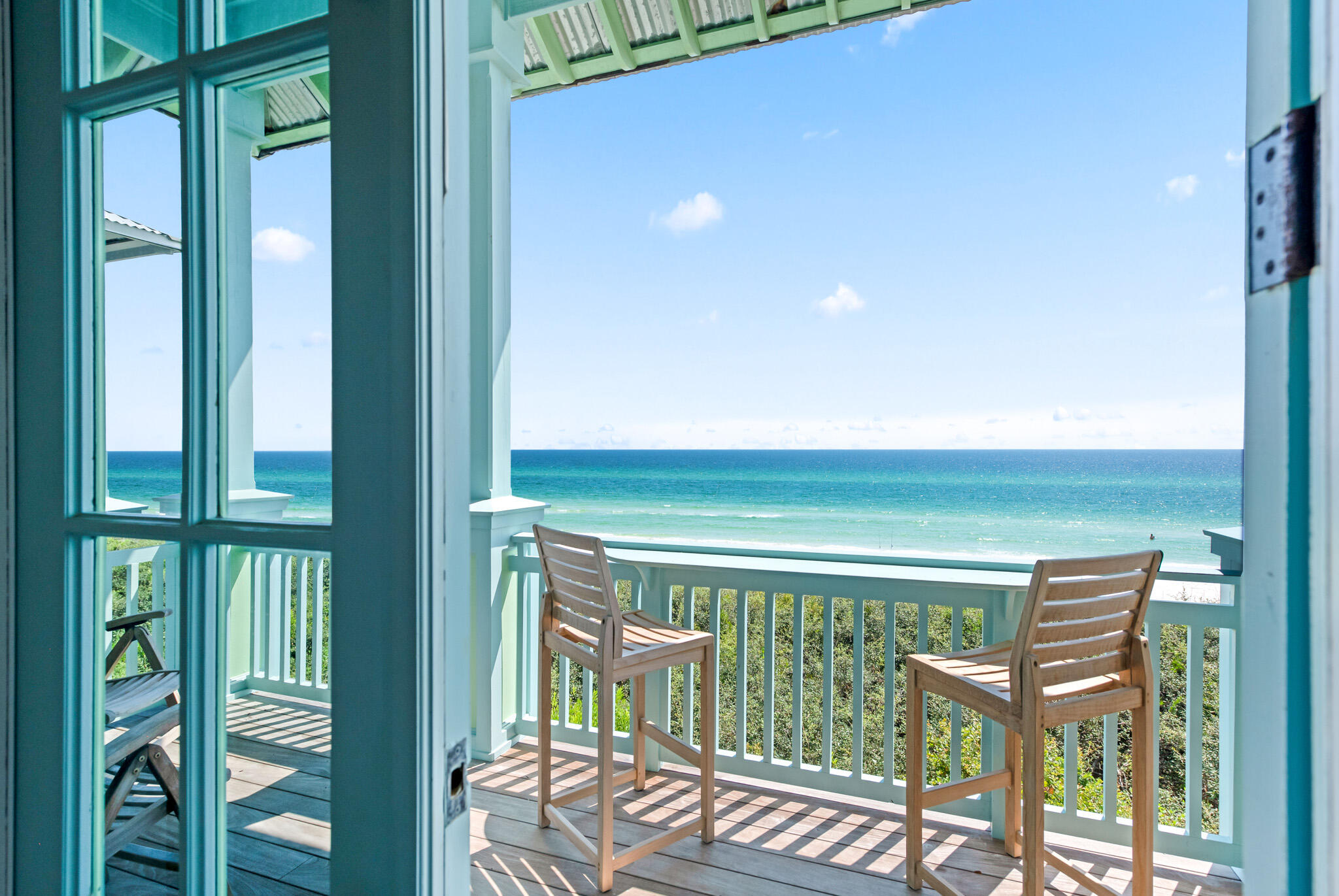 72 Windward Lane Inlet Beach, FL 32461 - Photo 48 of 88 a view of a balcony with chairs
