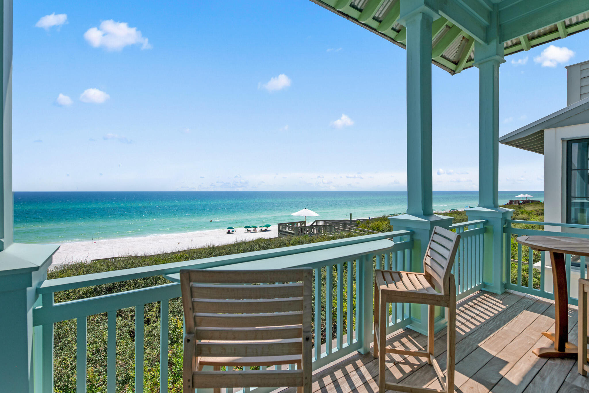 72 Windward Lane Inlet Beach, FL 32461 - Photo 49 of 88 a view of a balcony with chairs