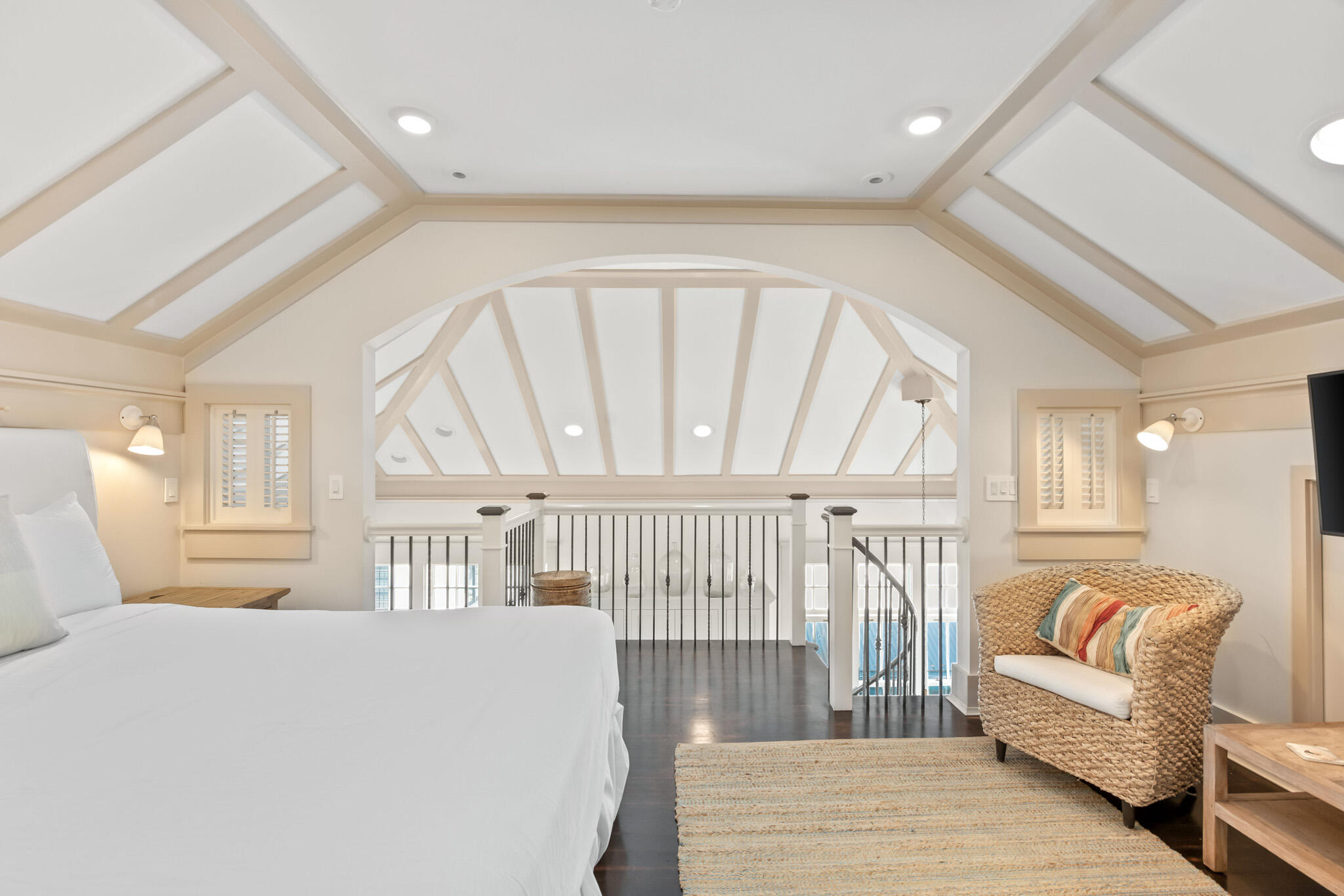 72 Windward Lane Inlet Beach, FL 32461 - Photo 57 of 88 a bedroom with furniture and a large window