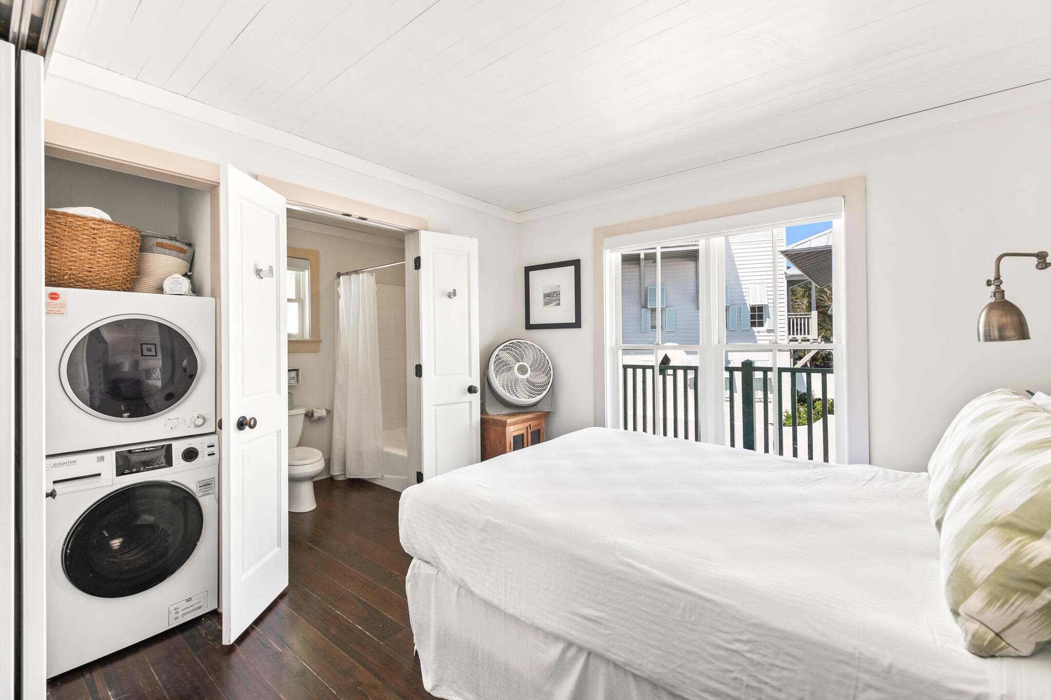 72 Windward Lane Inlet Beach, FL 32461 - Photo 76 of 88 a bedroom with a bed and a large window