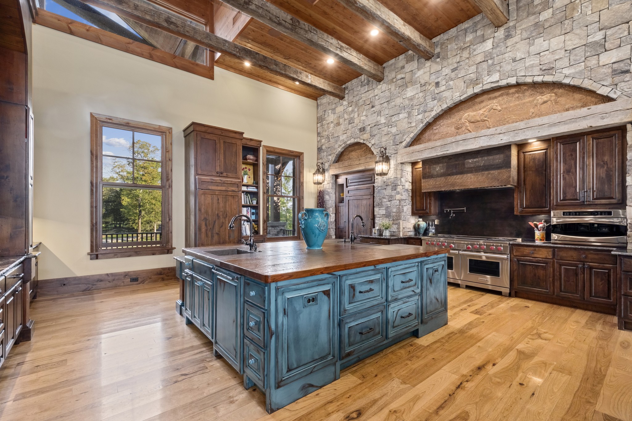 4760 Sharpsville Road Murfreesboro, TN 37130 - Photo 11 of 50 a kitchen with stainless steel appliances granite countertop a stove a sink dishwasher and a oven