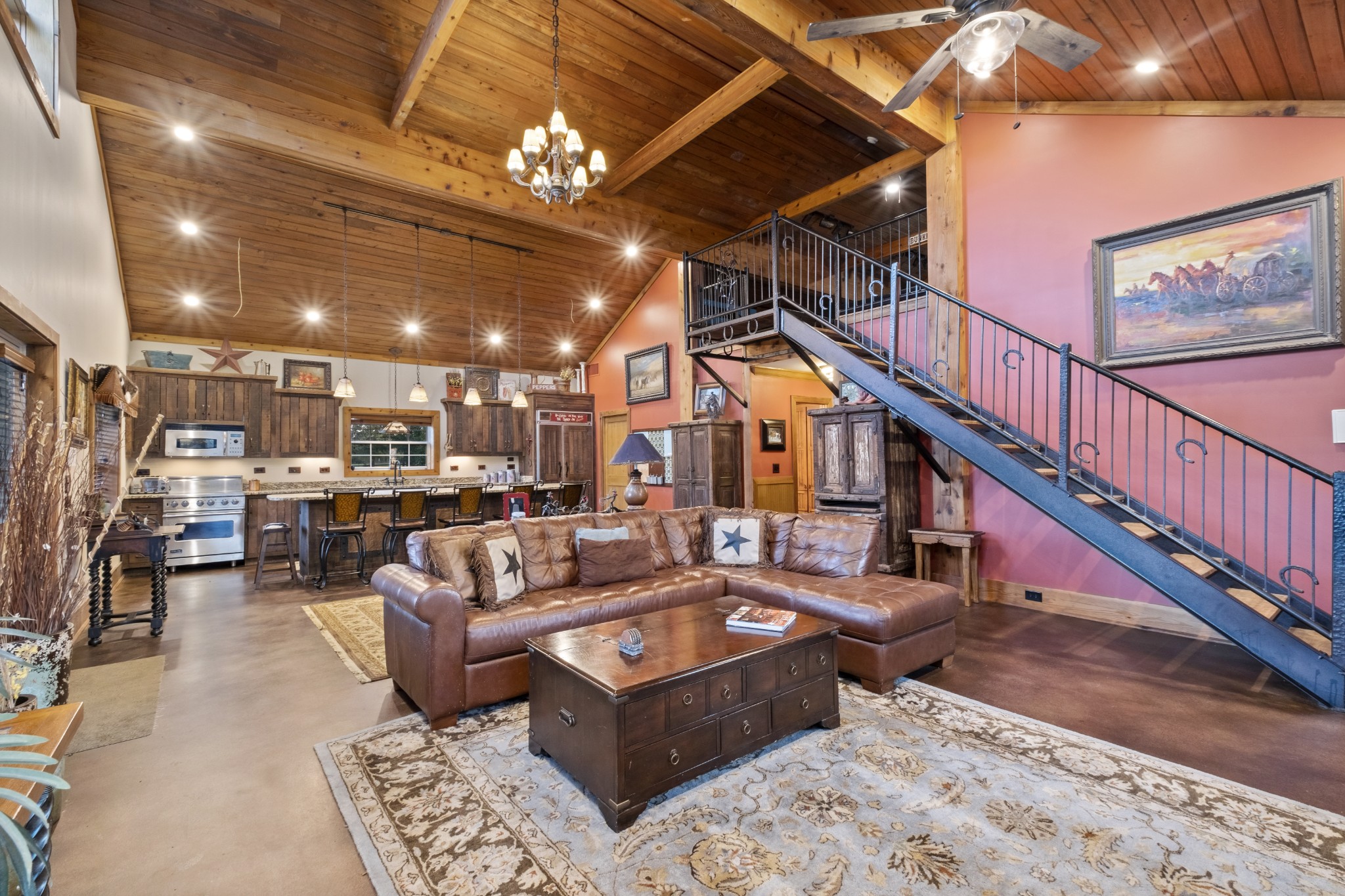 4760 Sharpsville Road Murfreesboro, TN 37130 - Photo 41 of 50 a living room with furniture and a chandelier