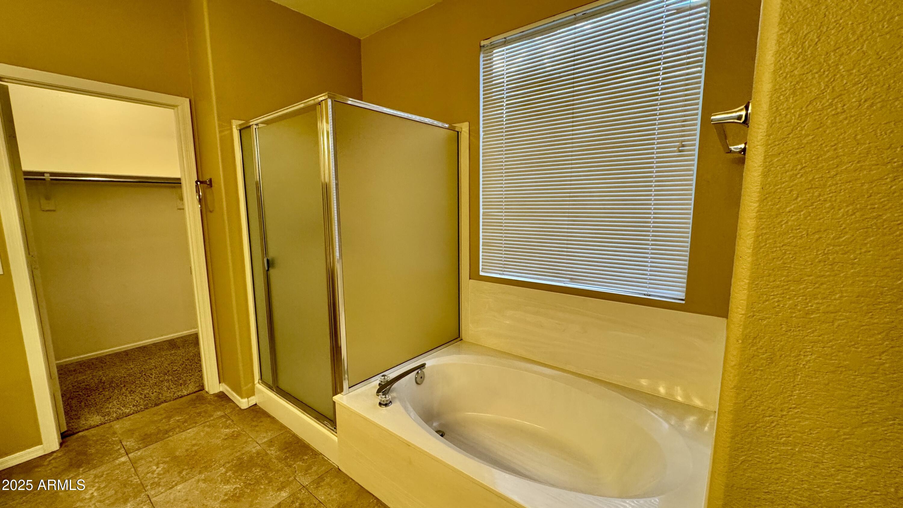 1362 W. Roadrunner Dr. Chandler, AZ 85286 - Photo 17 of 23 a bathroom with a tub and a shower