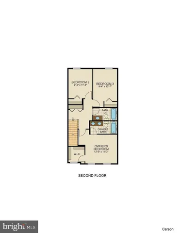 a picture of a bench in a room